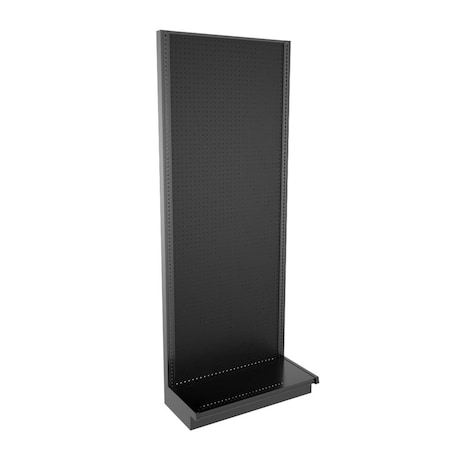 Lozier Gondola Wall Display Starter, Black 36W 96H 16D P396S-ST